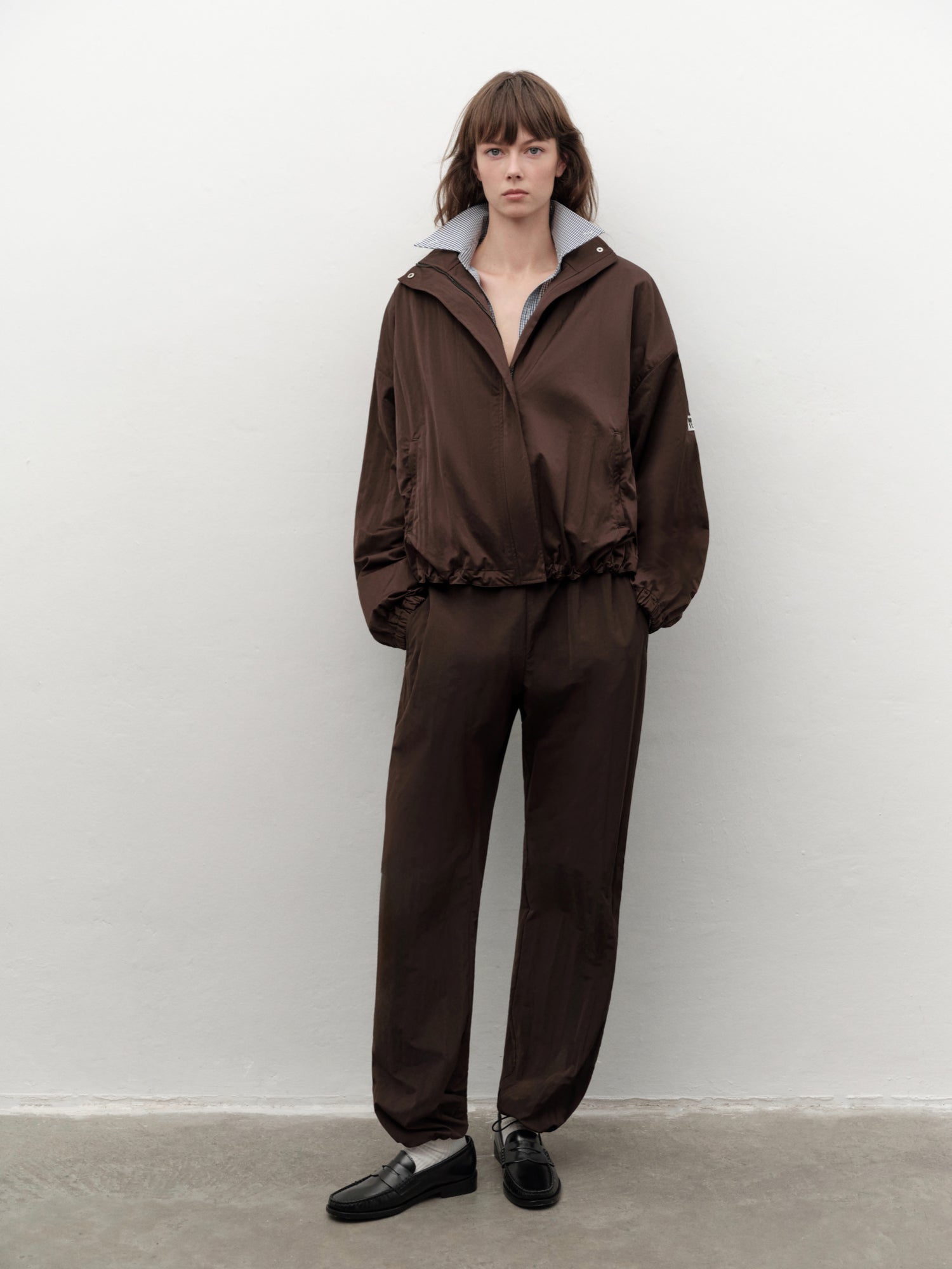 Unisex Tracksuit Pants in Brown