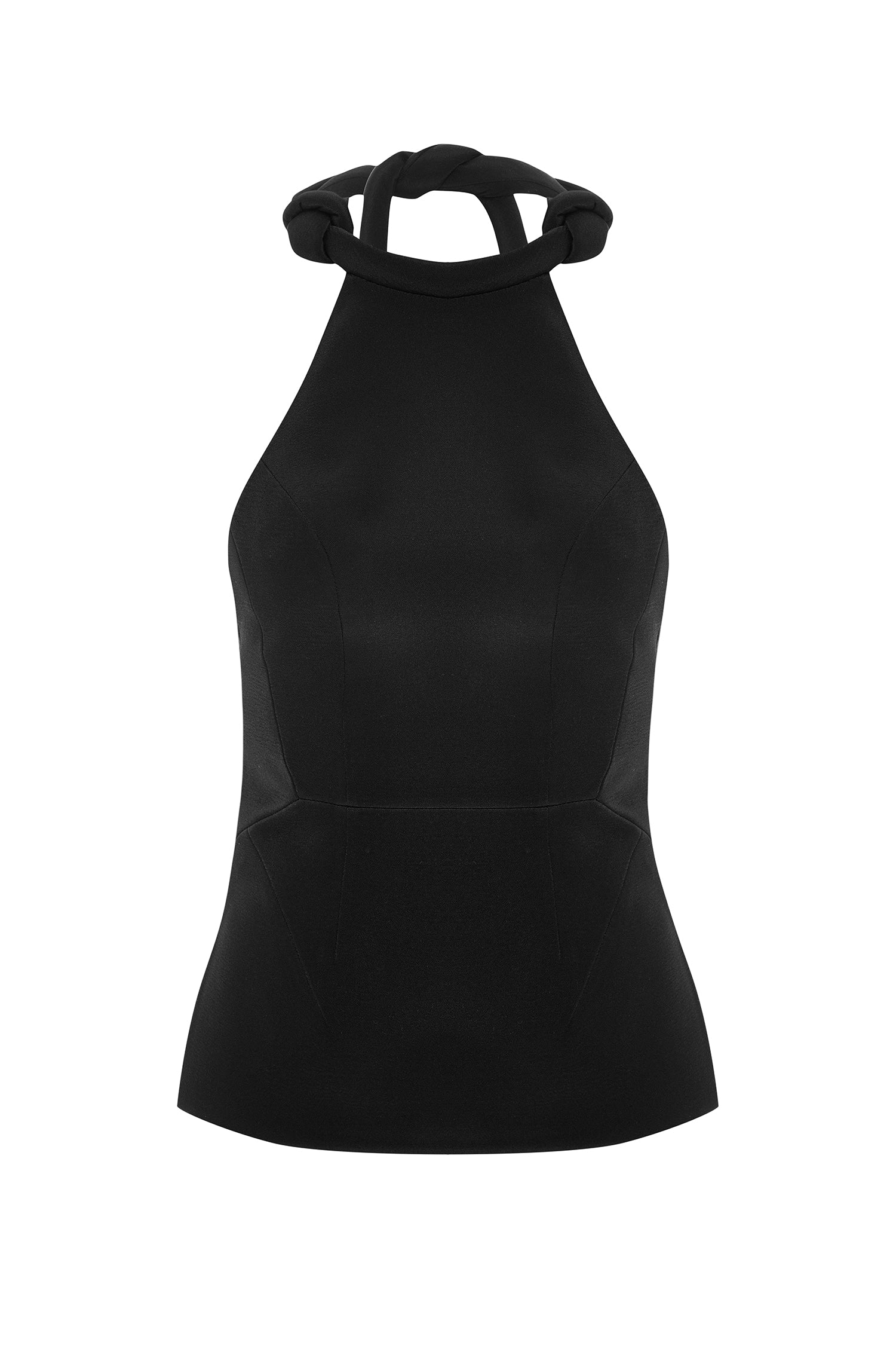 Knot-detail Top in Black