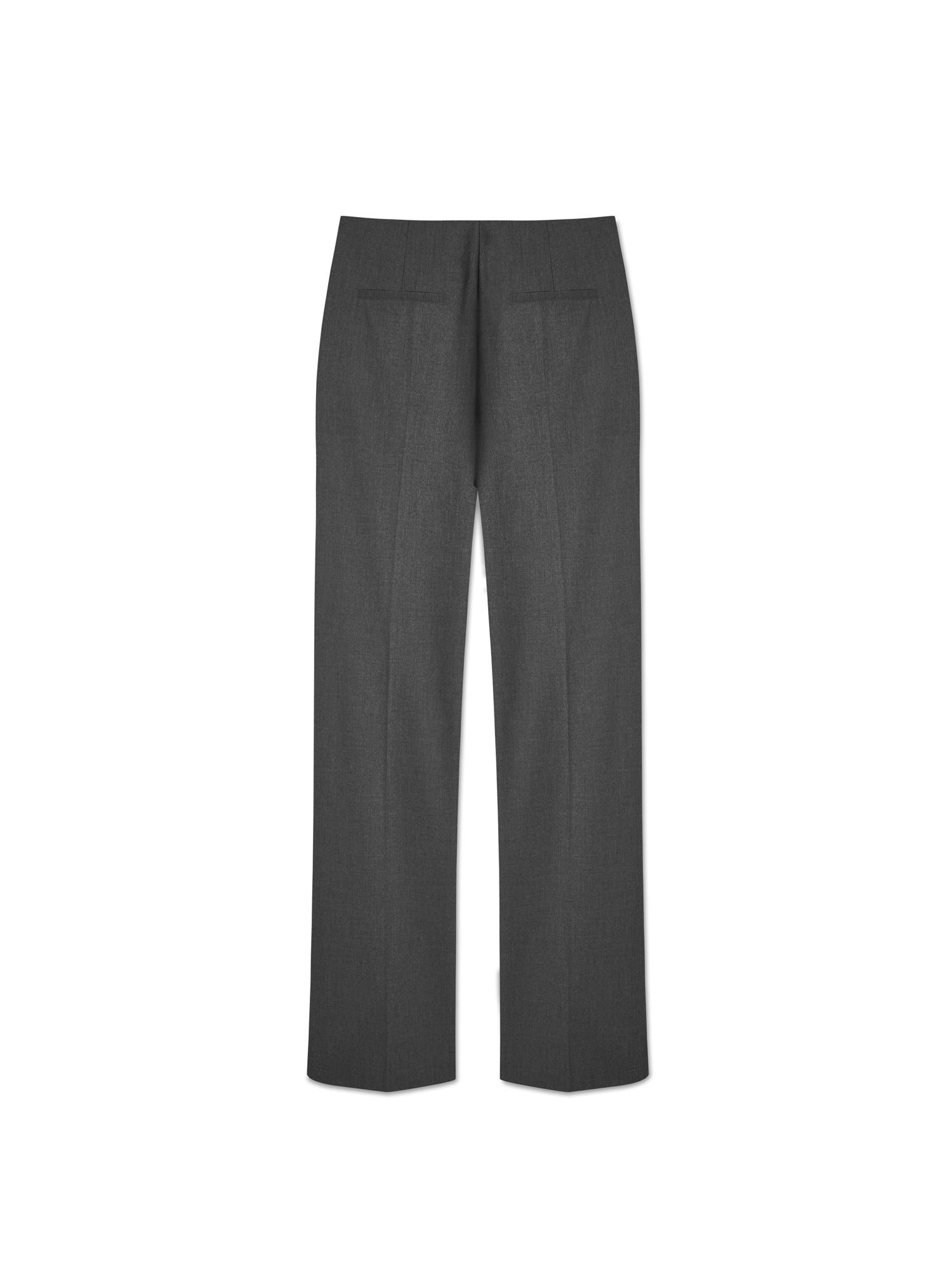 Straight-leg Trousers in Grey