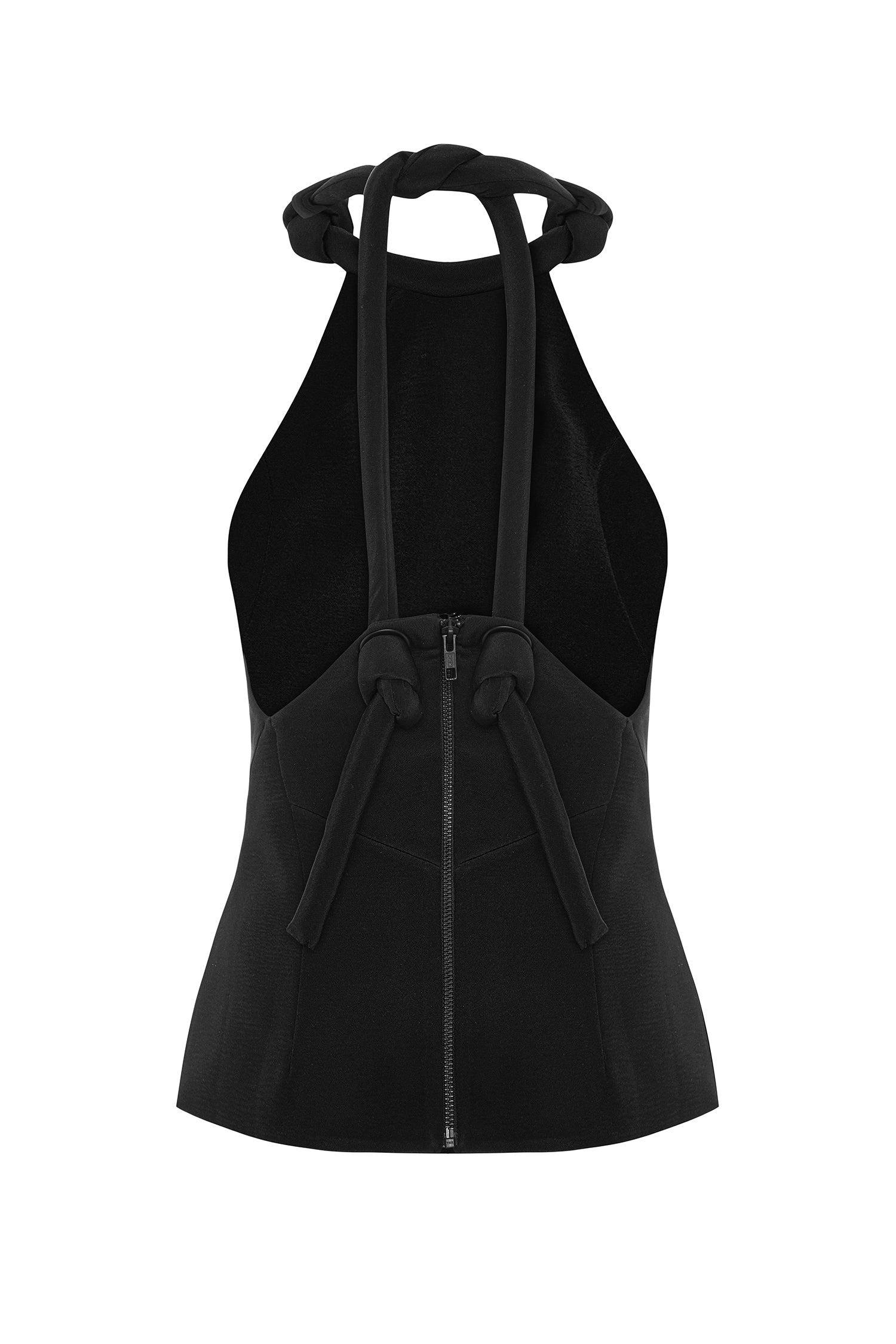 Knot-detail Top in Black