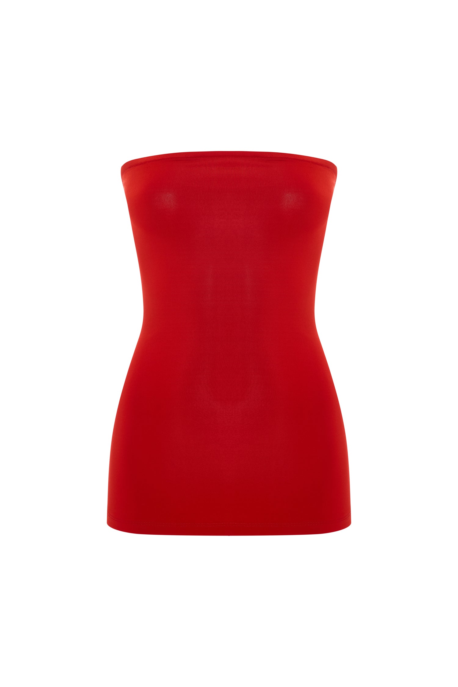 Strapless Top in Red