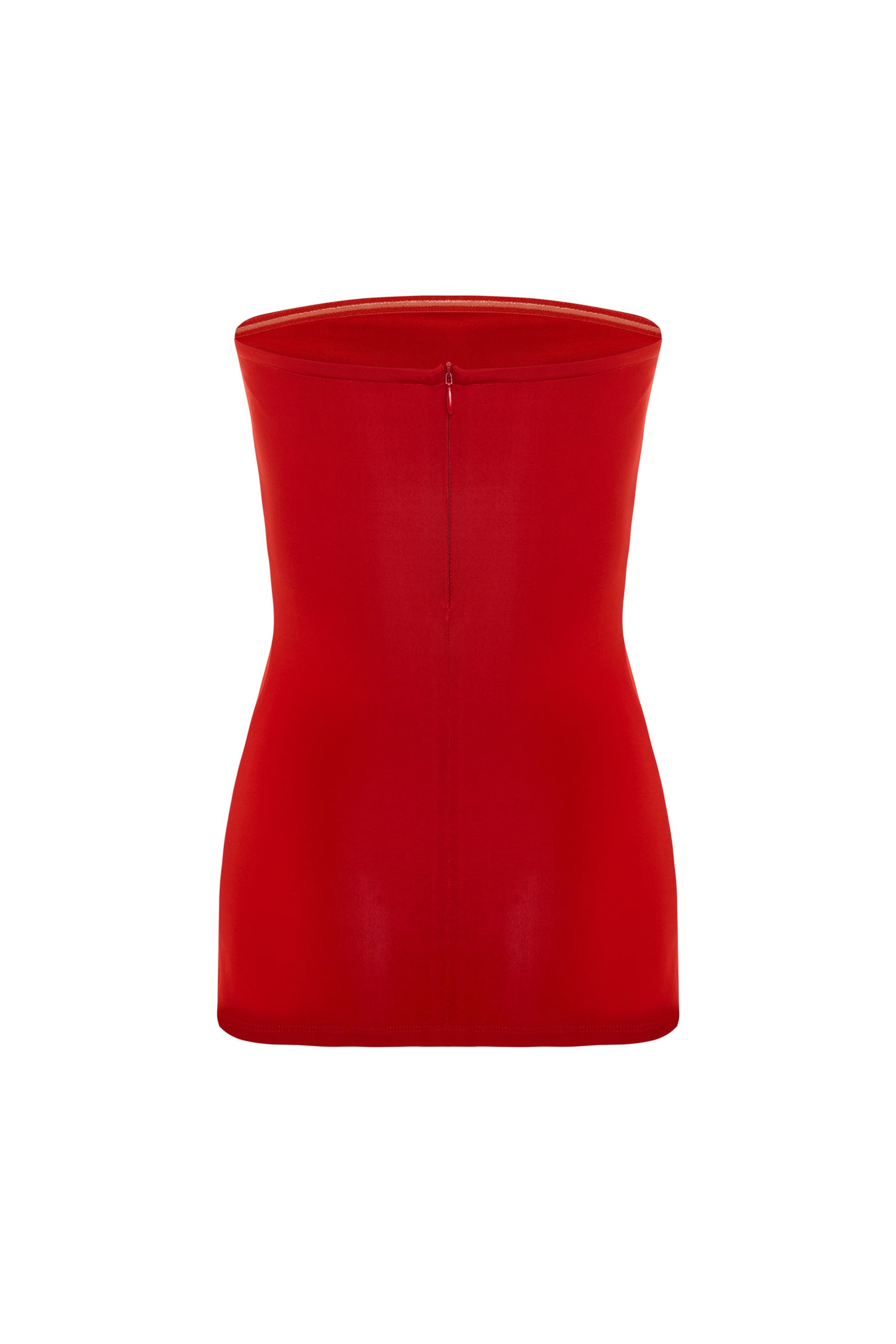 Strapless Top in Red