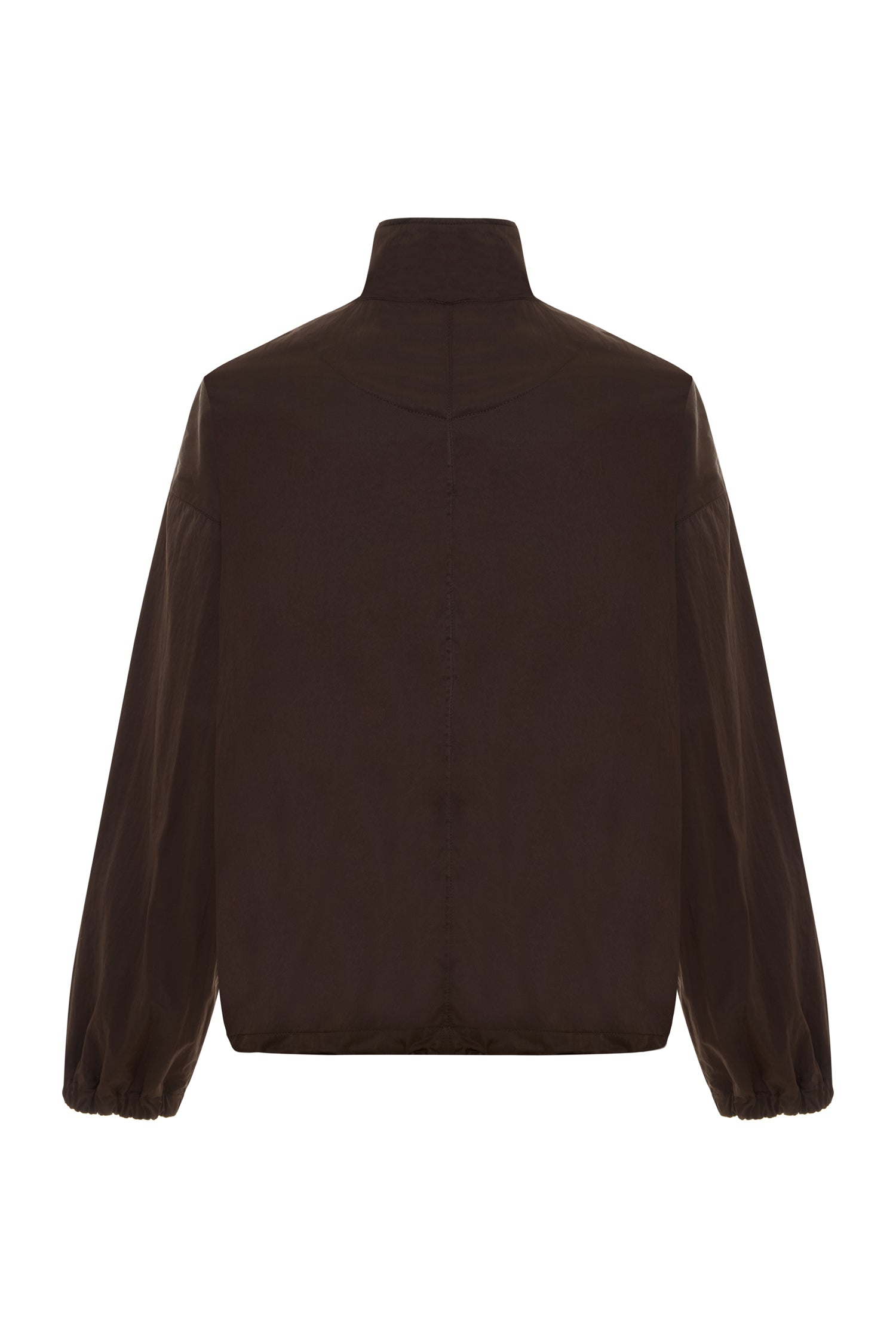 Unisex Zip-up Jacket in Brown