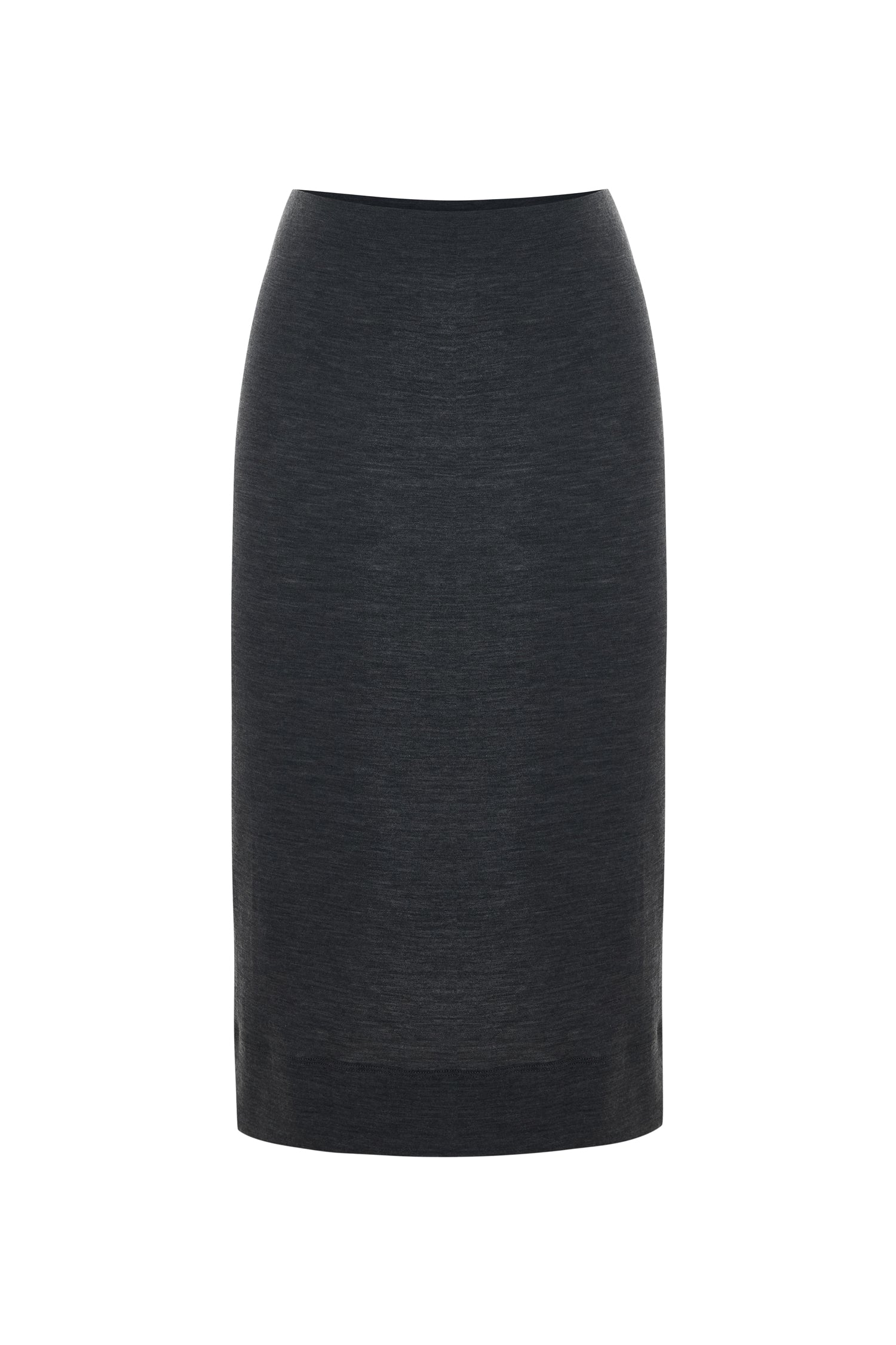 Merino-wool Three-piece Ensemble in Dark Grey