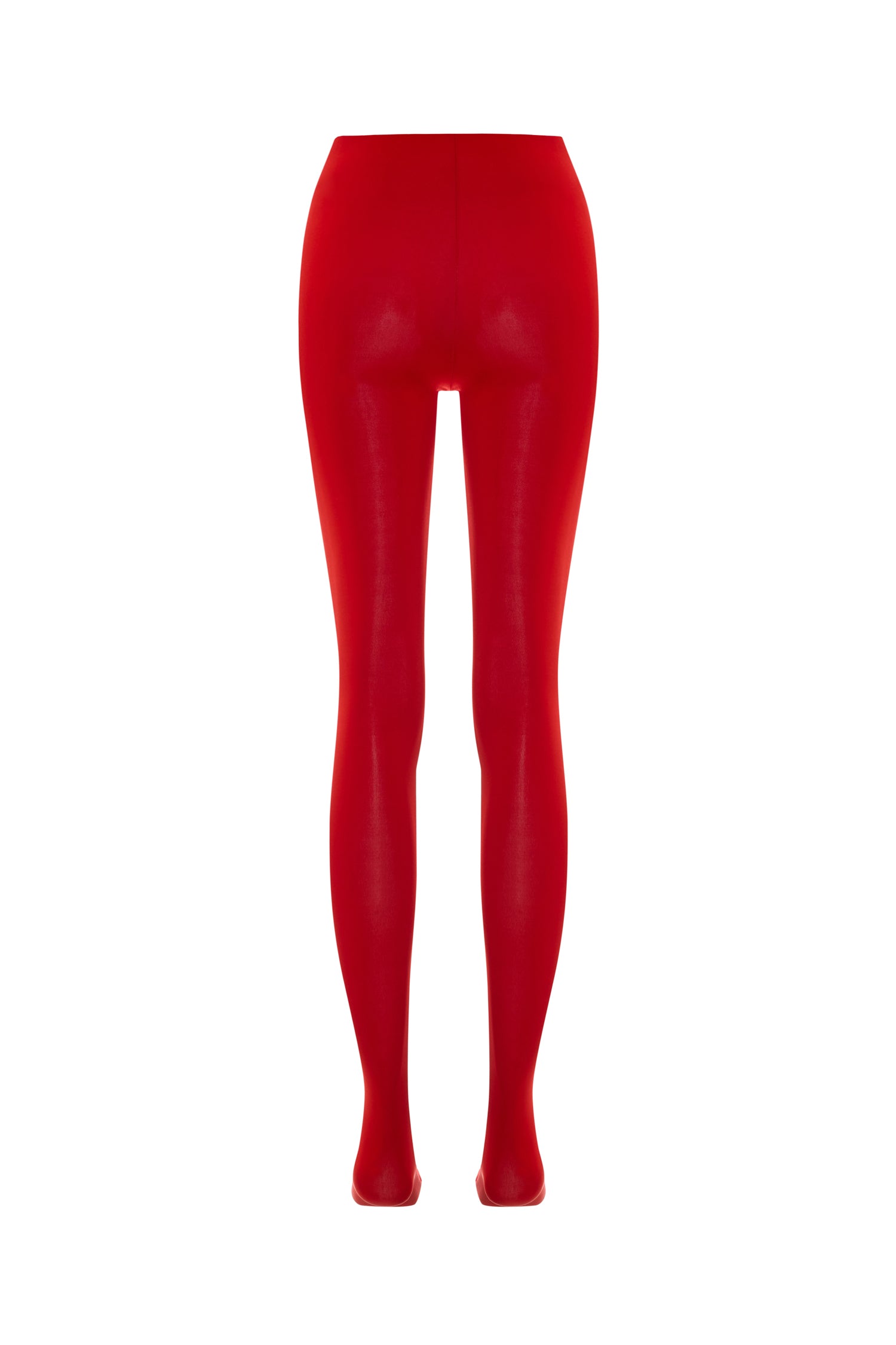 High-rise Leggings in Red