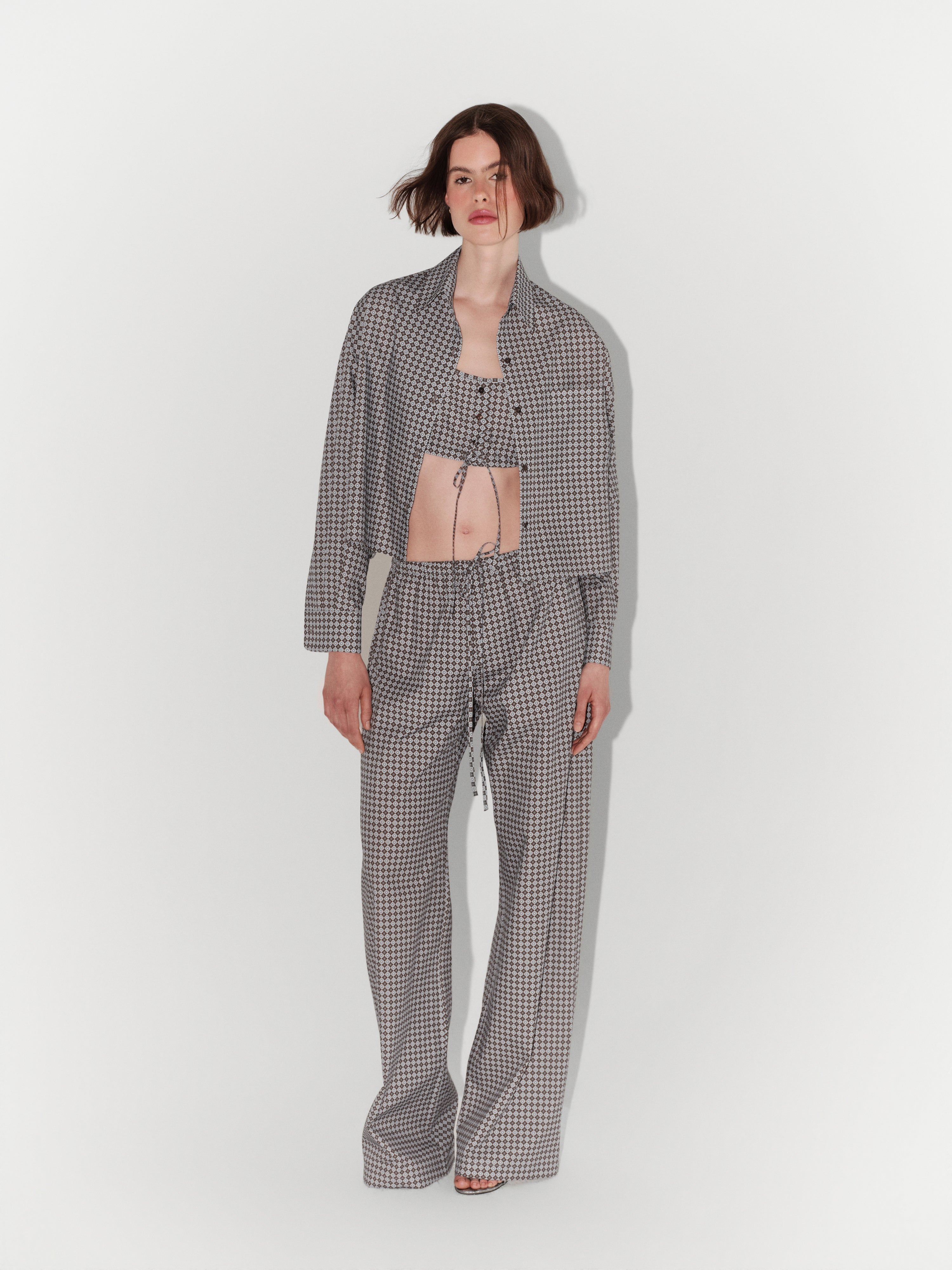 Printed Three-Piece Resort Set