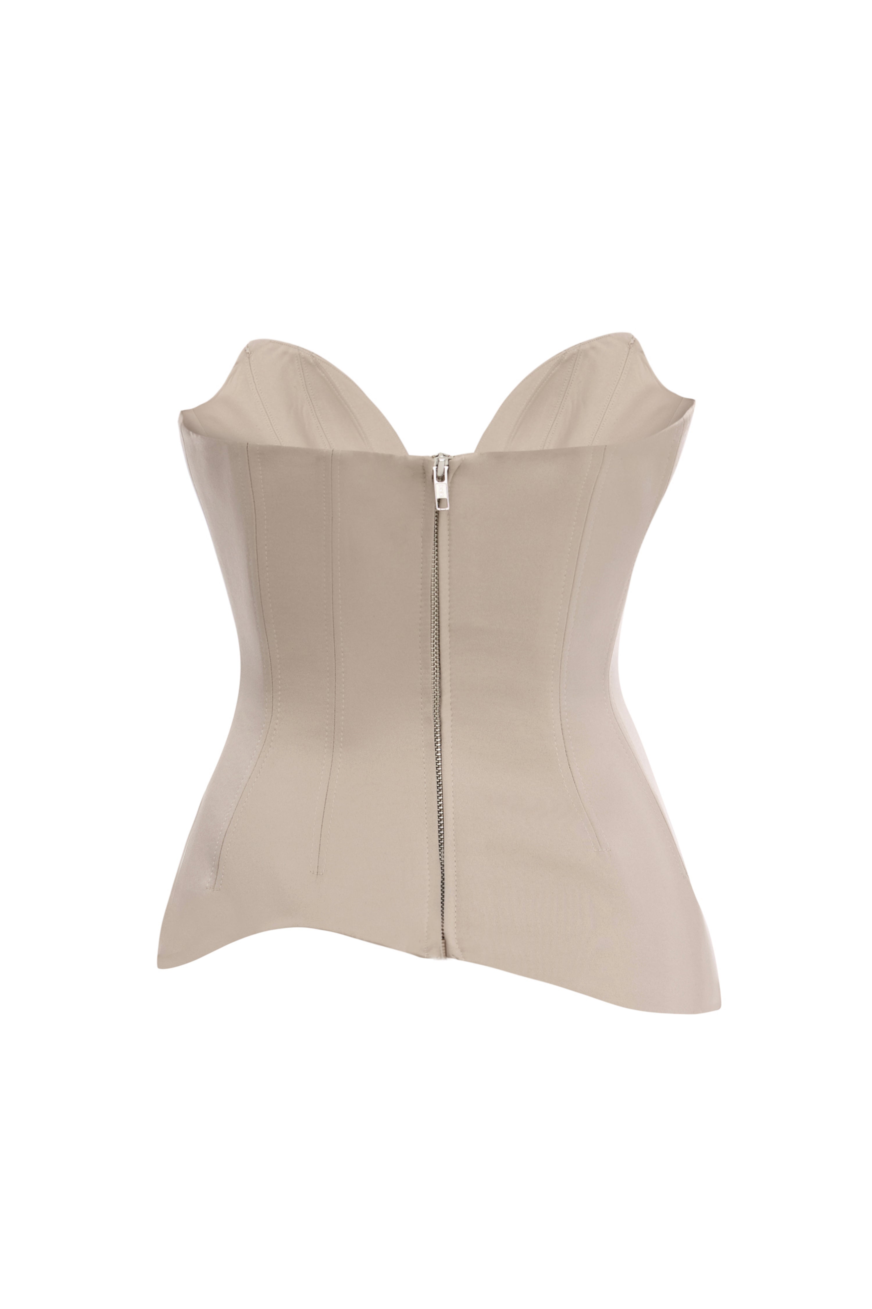 'Naya Top' Bustier satin top