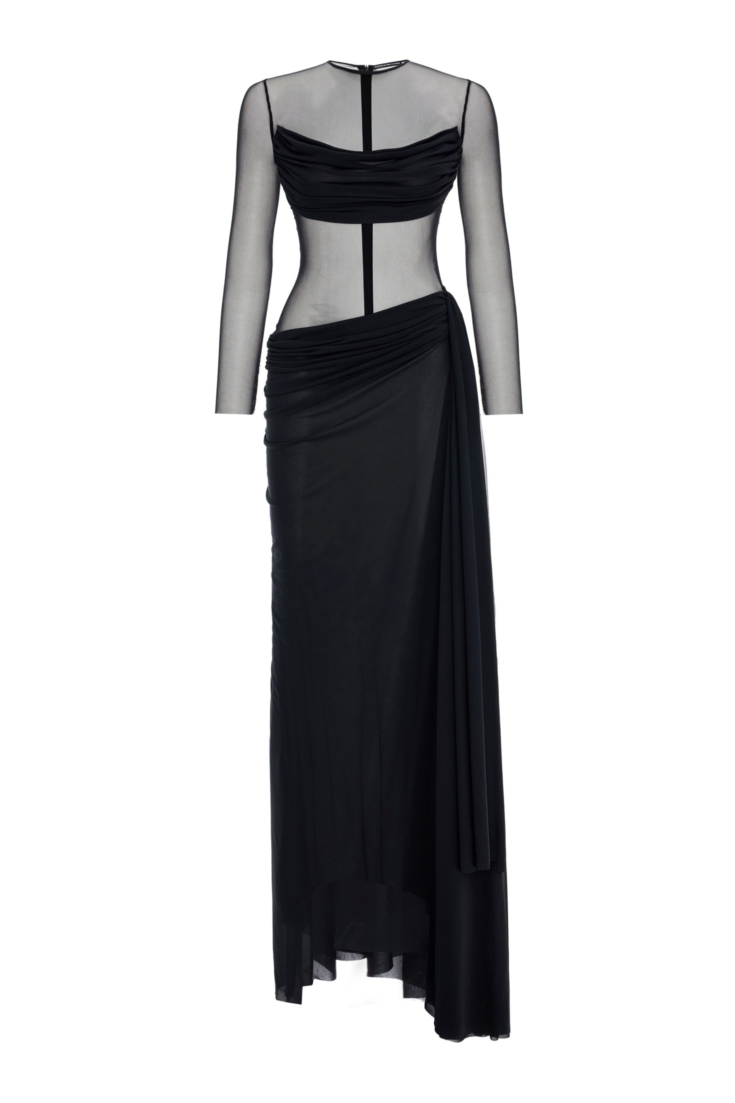 'Sia' Ruched jersey maxi dress