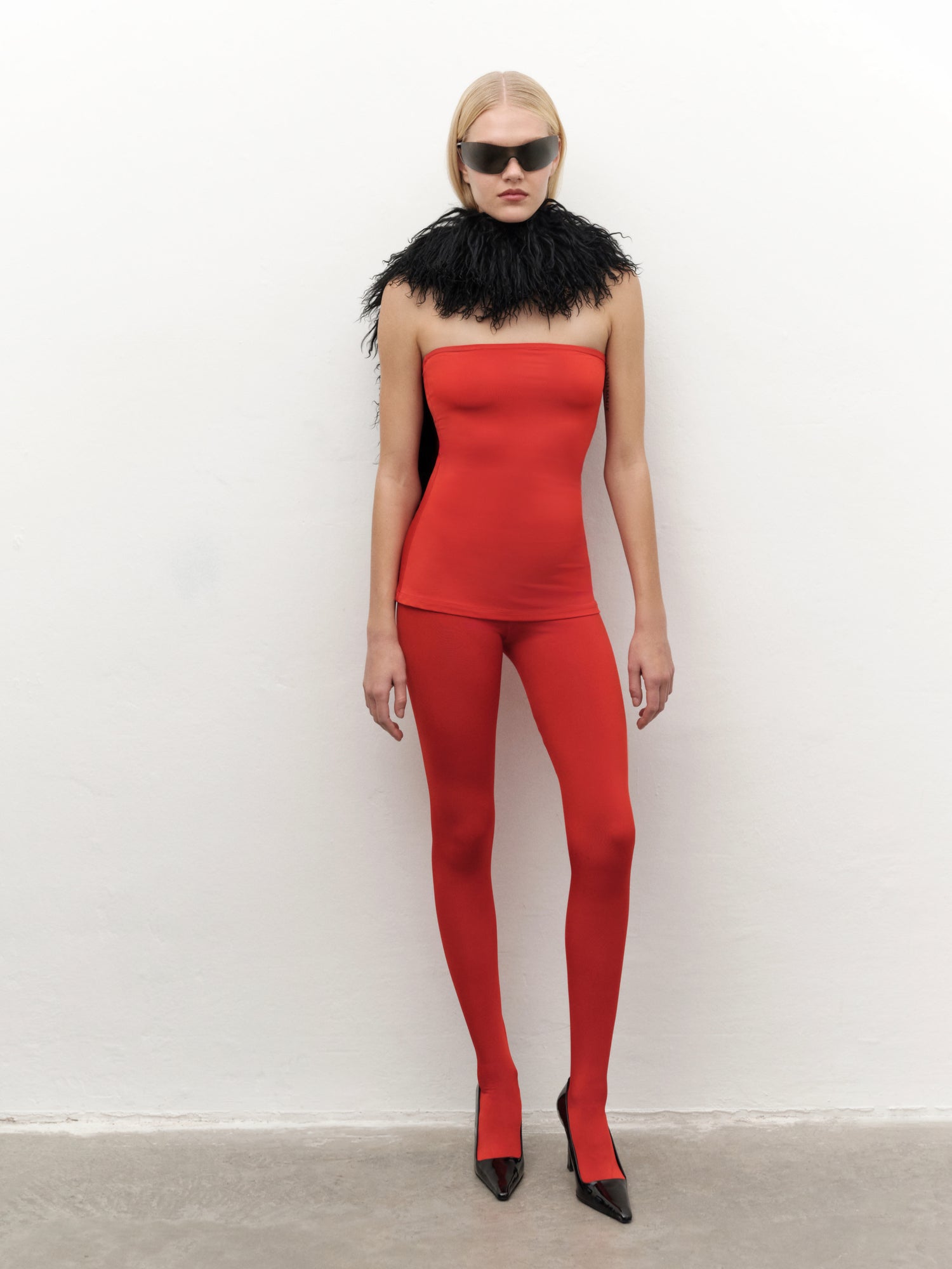 Strapless Top in Red