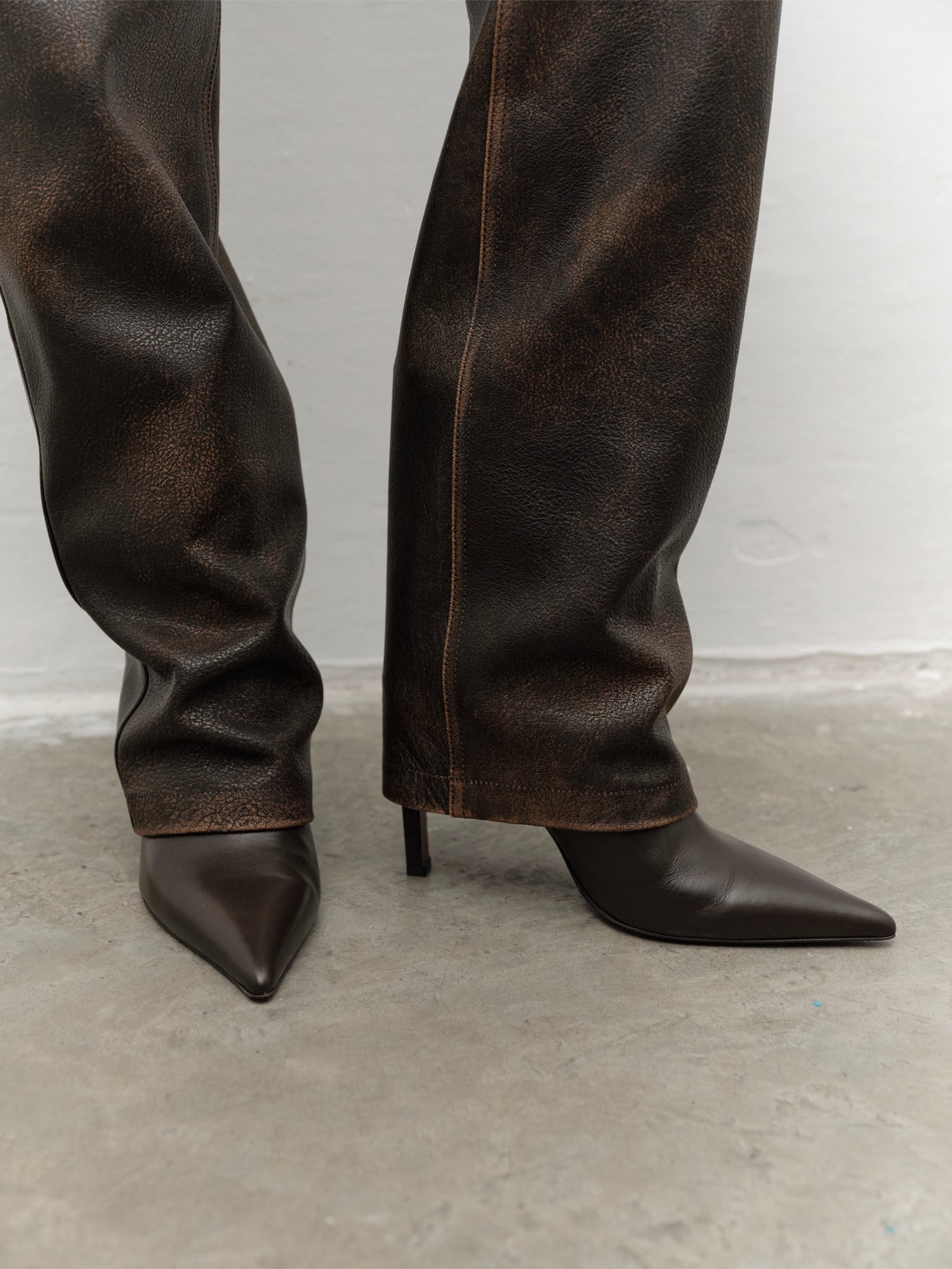 85mm Lee Booties in Smooth Leather