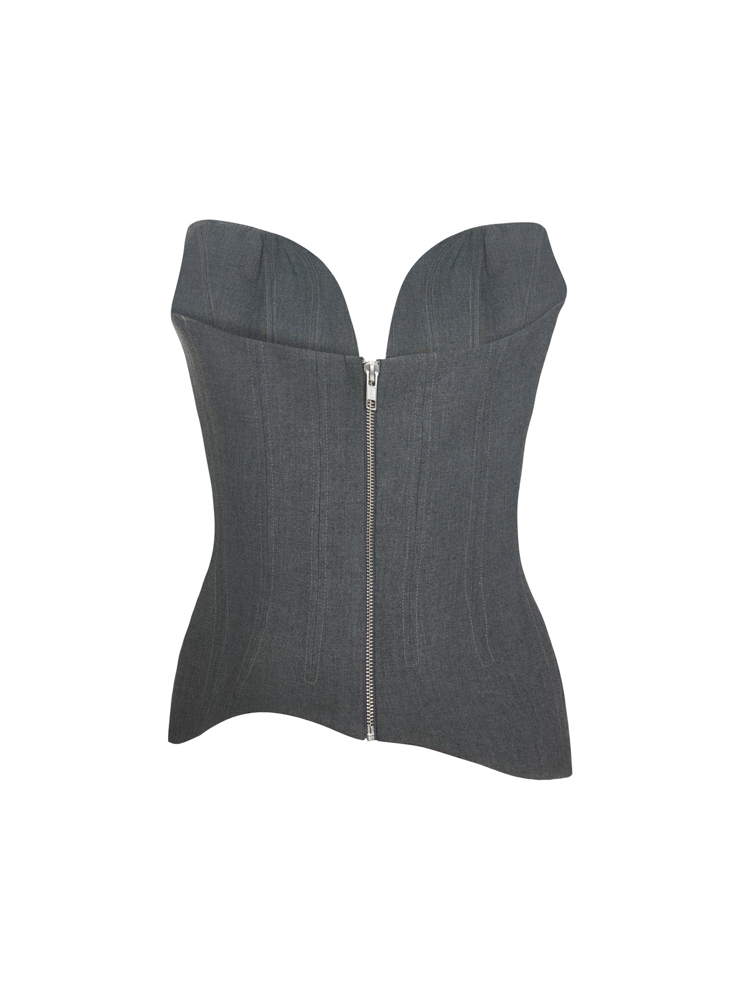 Corset Top in Grey