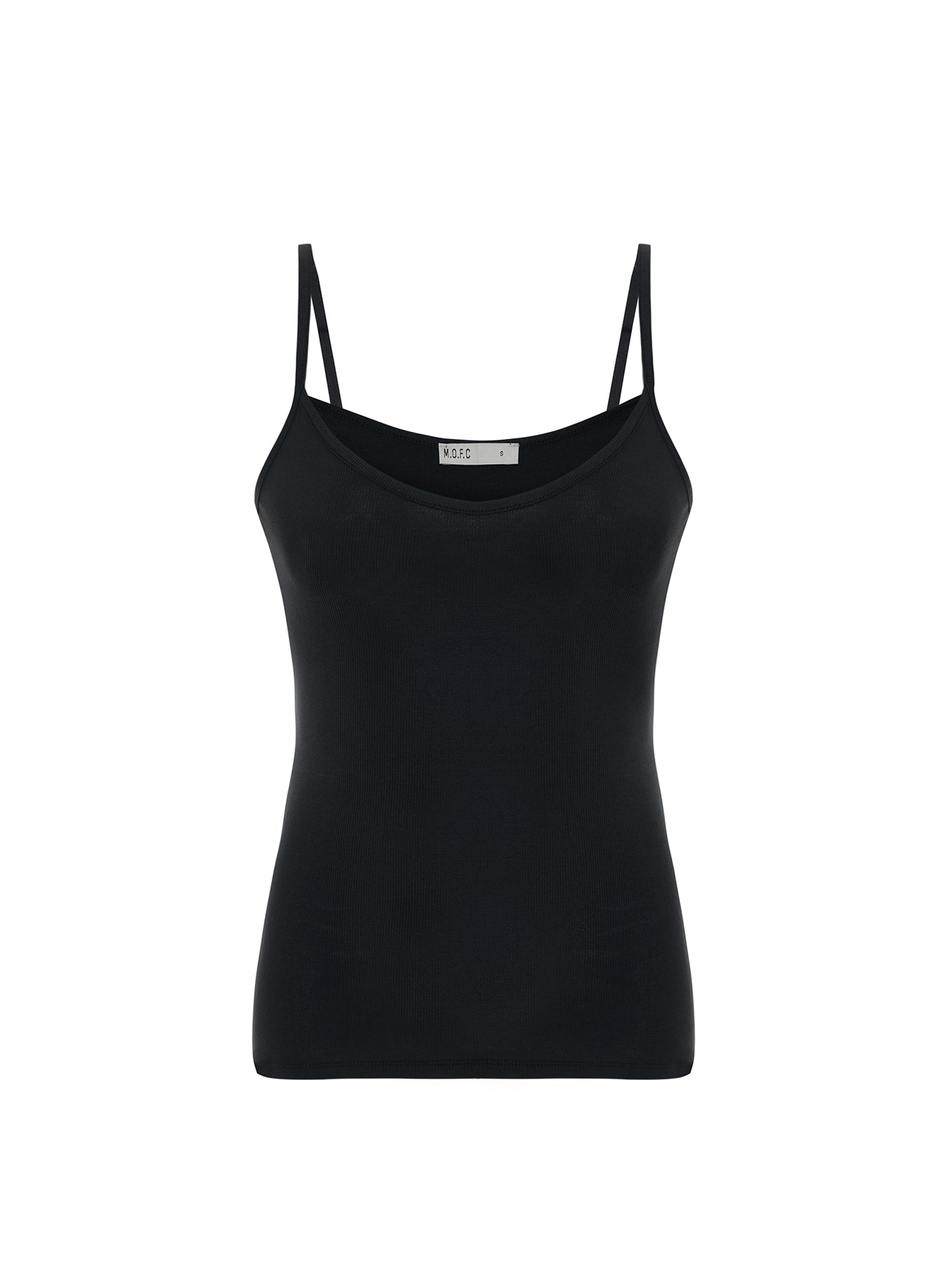 Ribbed Camisole in Black